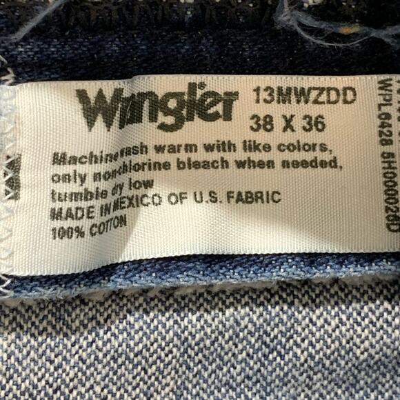 Wrangler cowboy cut jeans men’s 38x36 - Picture 6 of 6